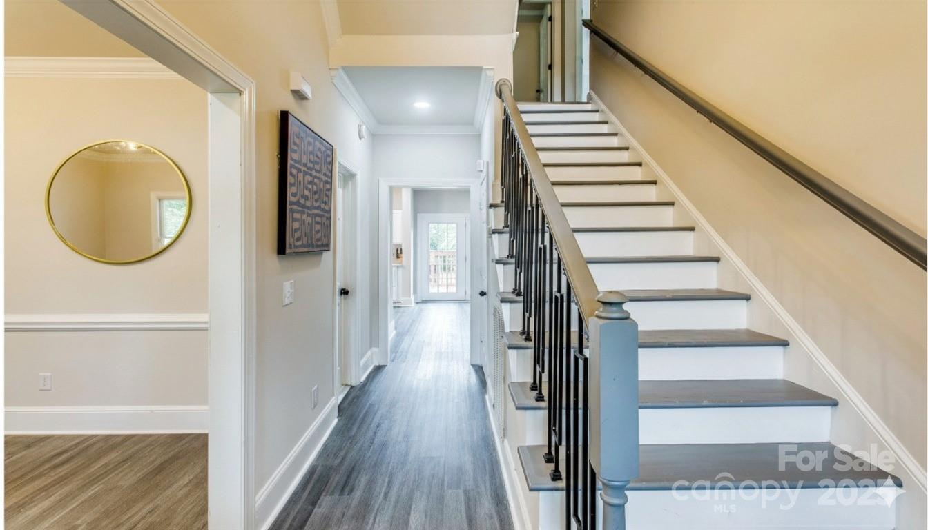 400 Millstone Road Florence, SC 29505 - Photo 20 of 48 a view of a hallway with wooden floor and entryway