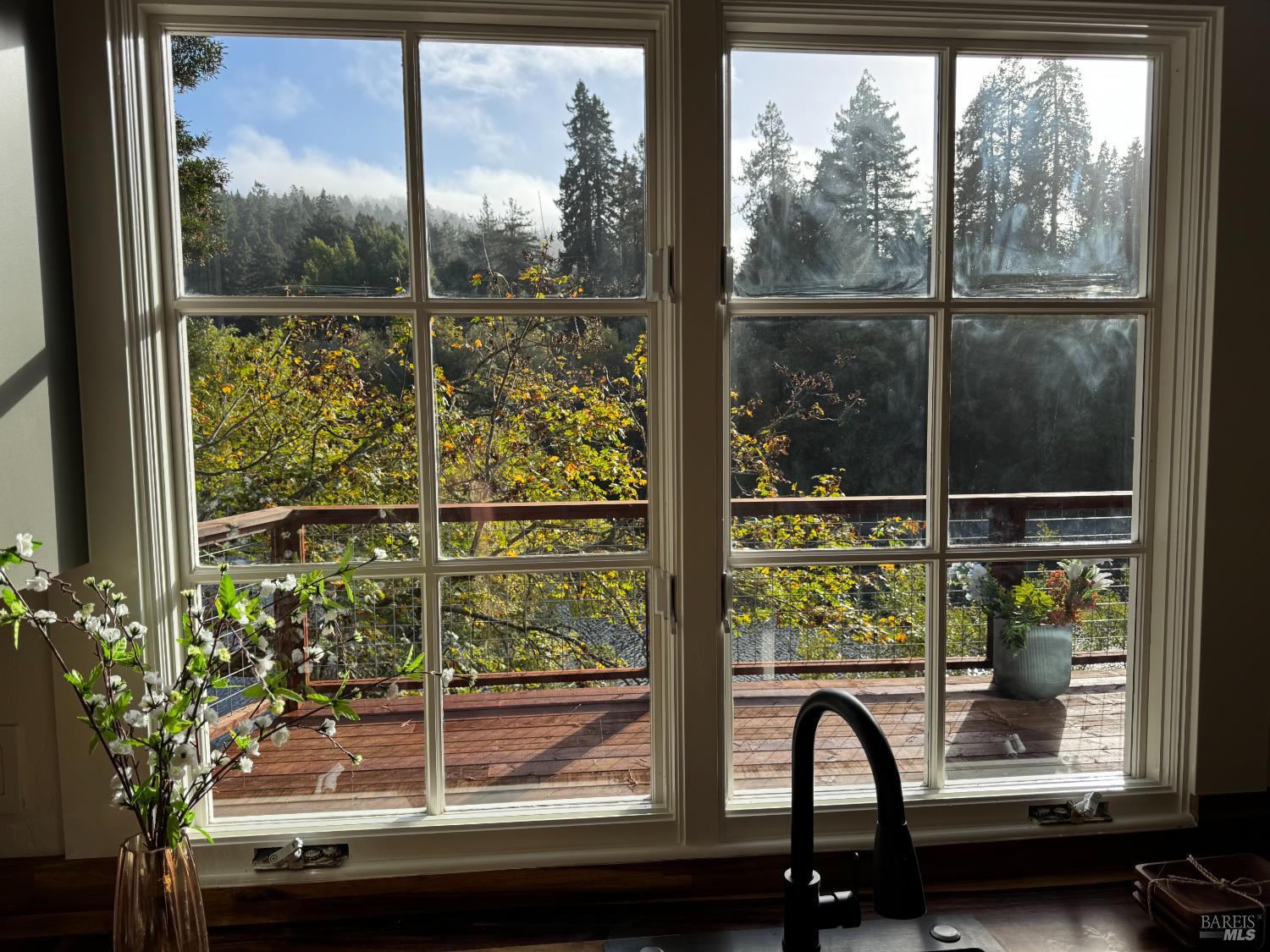 21883 Highway 116 Monte Rio, CA 95462 - Photo 14 of 28 a view of a floor to ceiling window and outside view