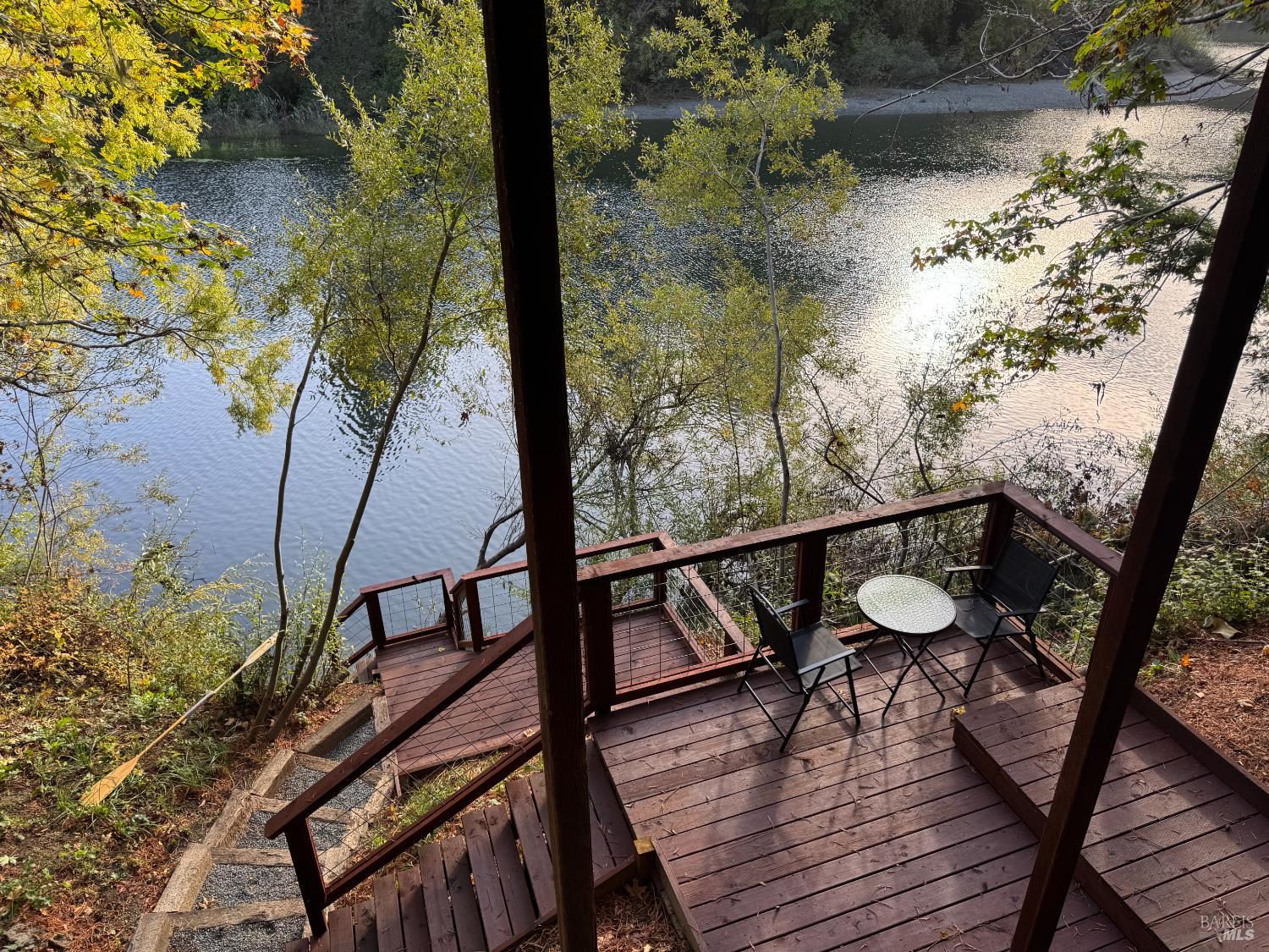 21883 Highway 116 Monte Rio, CA 95462 - Photo 24 of 28 a view of balcony with wooden floor and seating space