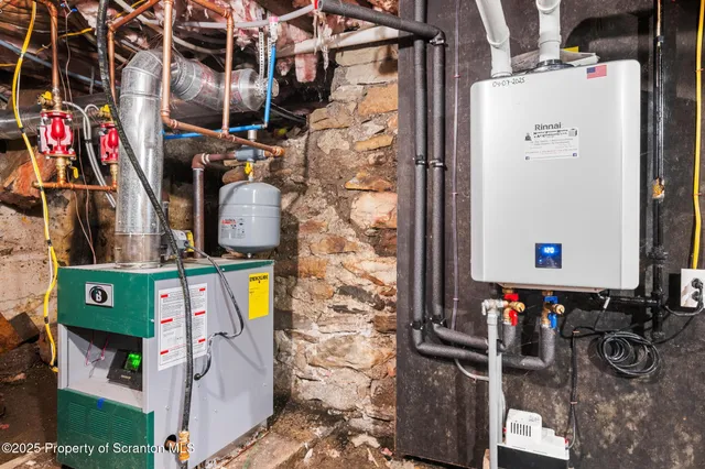 a view of water heater room