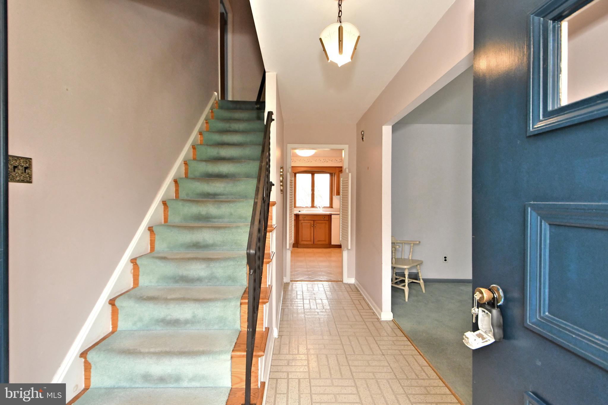 8816 Wainwright Road Glenside, PA 19038 - Photo 6 of 49 Hardwood stairs under carpet