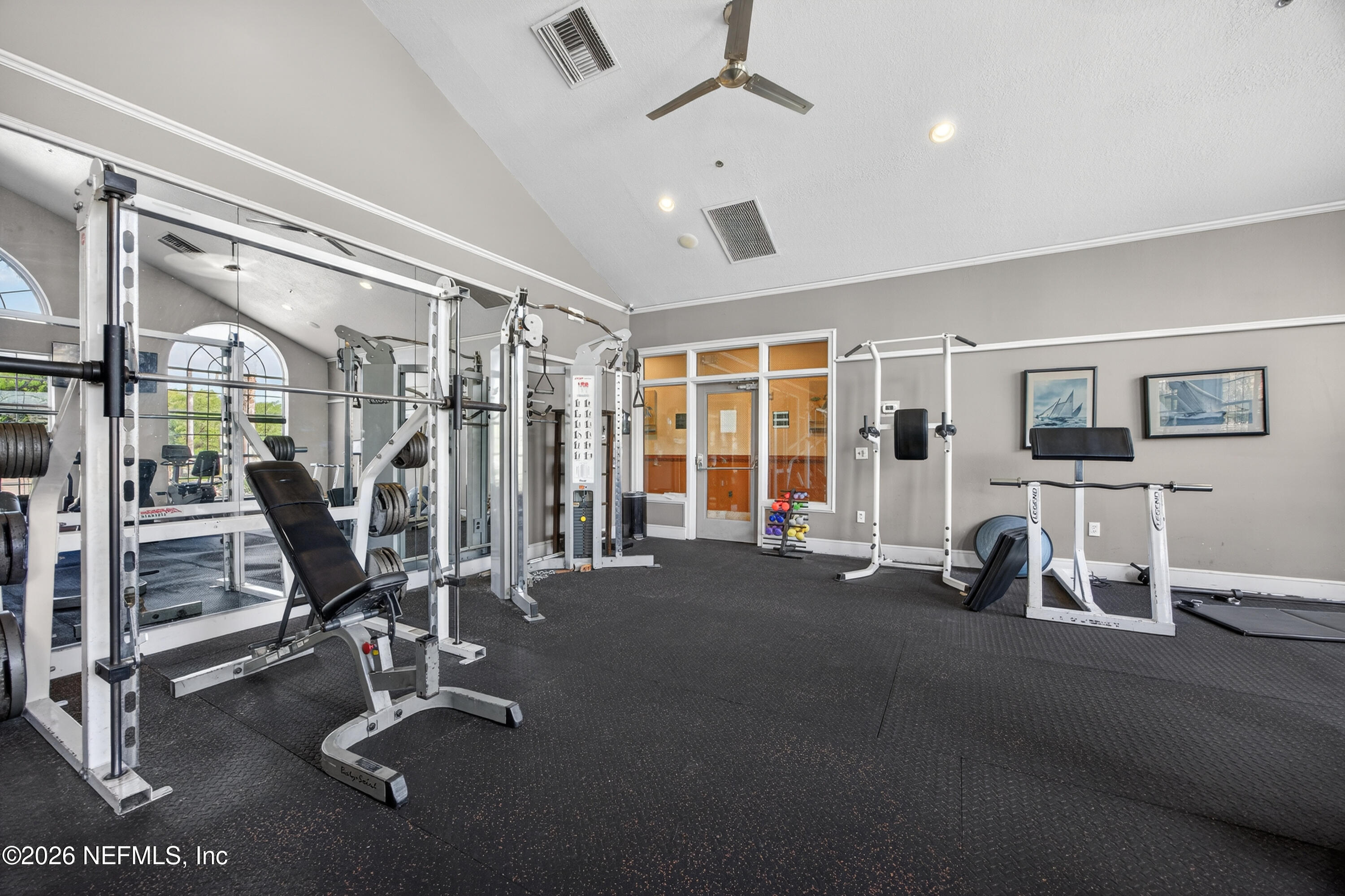 10961 Burnt Mill Road, Unit 1524 Jacksonville, FL 32256 - Photo 32 of 38 a view of a room with gym equipment