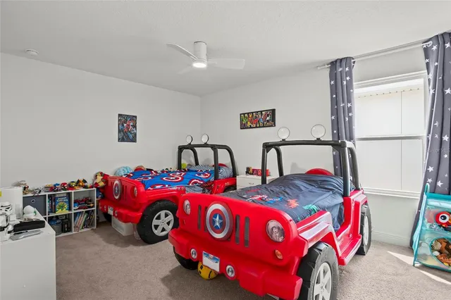 front view of a brick house