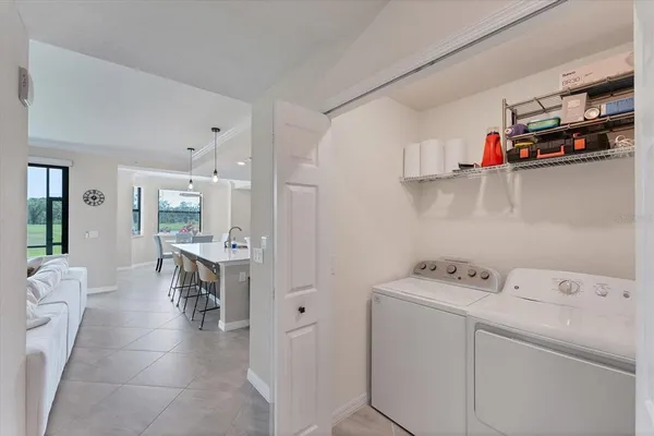 a living room with large windows