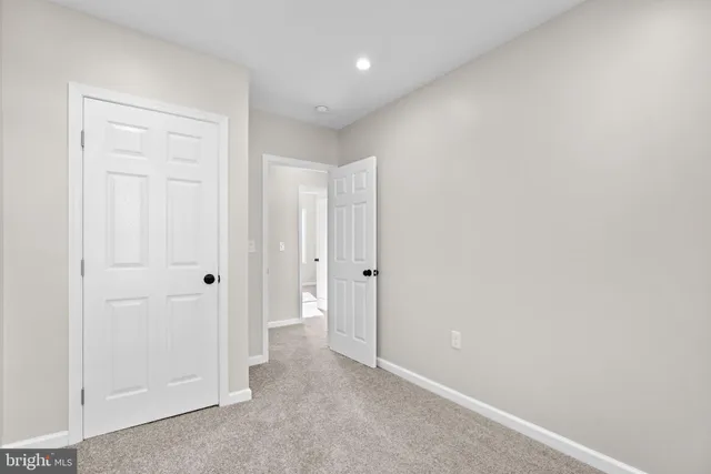 a view of an empty room