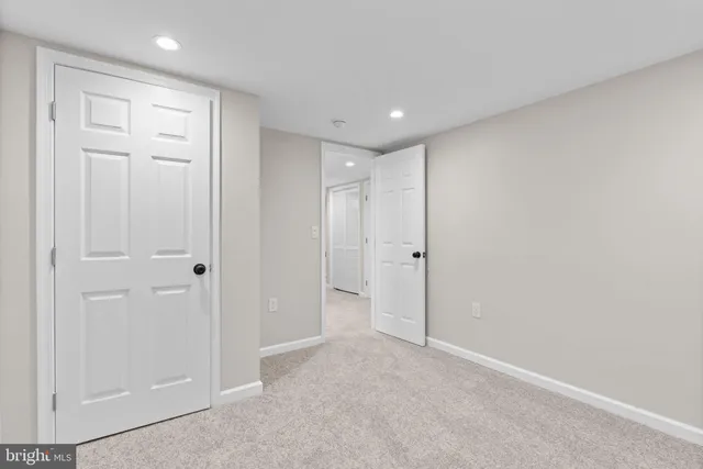 a view of an empty room