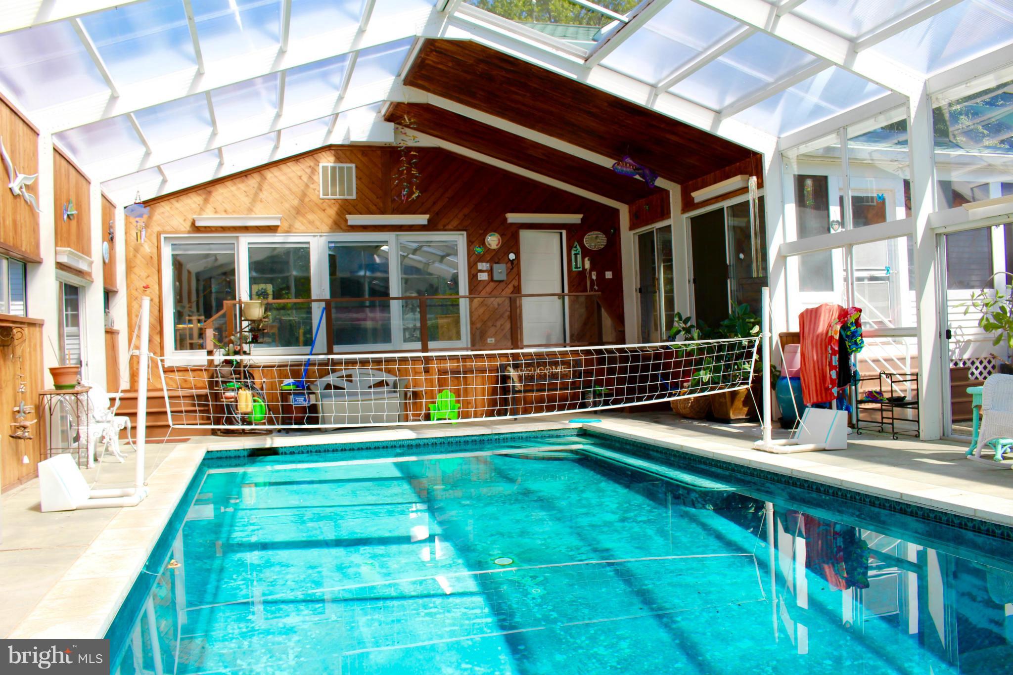 210 Sheckells Road Huntingtown, MD 20639 - Photo 7 of 30 Indoor Pool- View towards Interior