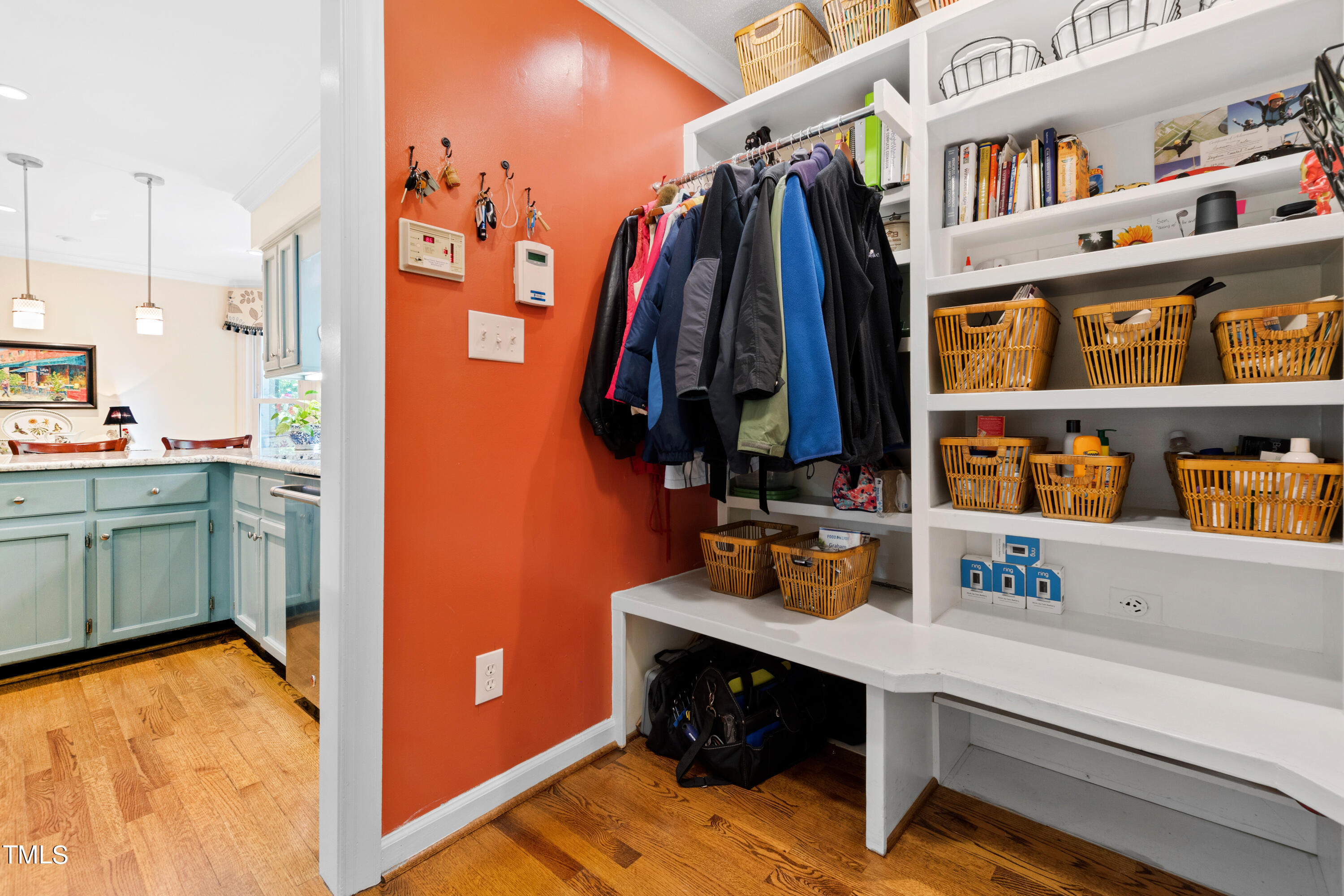 10212 Bushveld Lane Raleigh, NC 27613 - Photo 28 of 51 a view of walk in closet with clothes and shoes