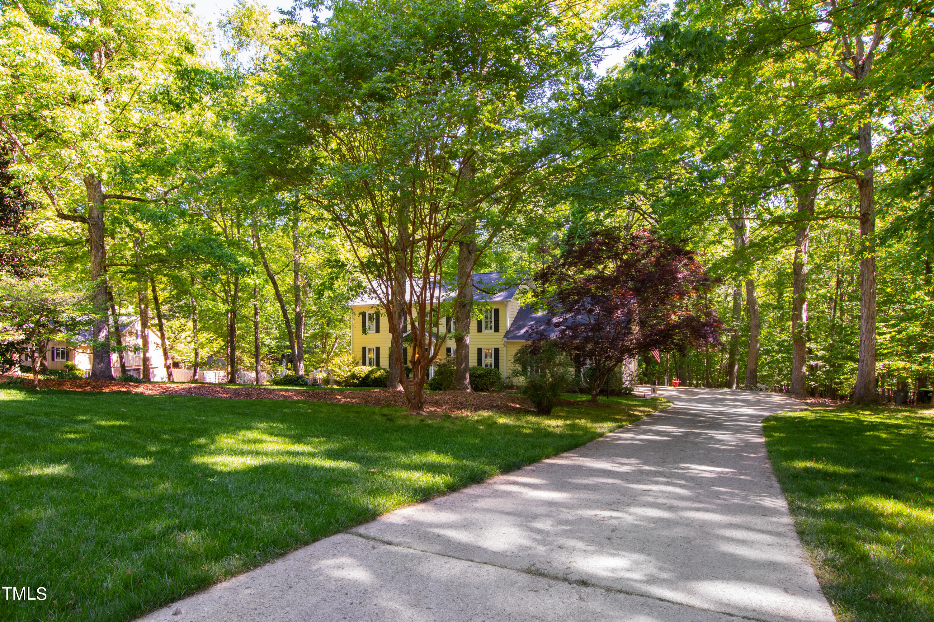 10212 Bushveld Lane Raleigh, NC 27613 - Photo 10 of 51 a view of a park with tree in front of it