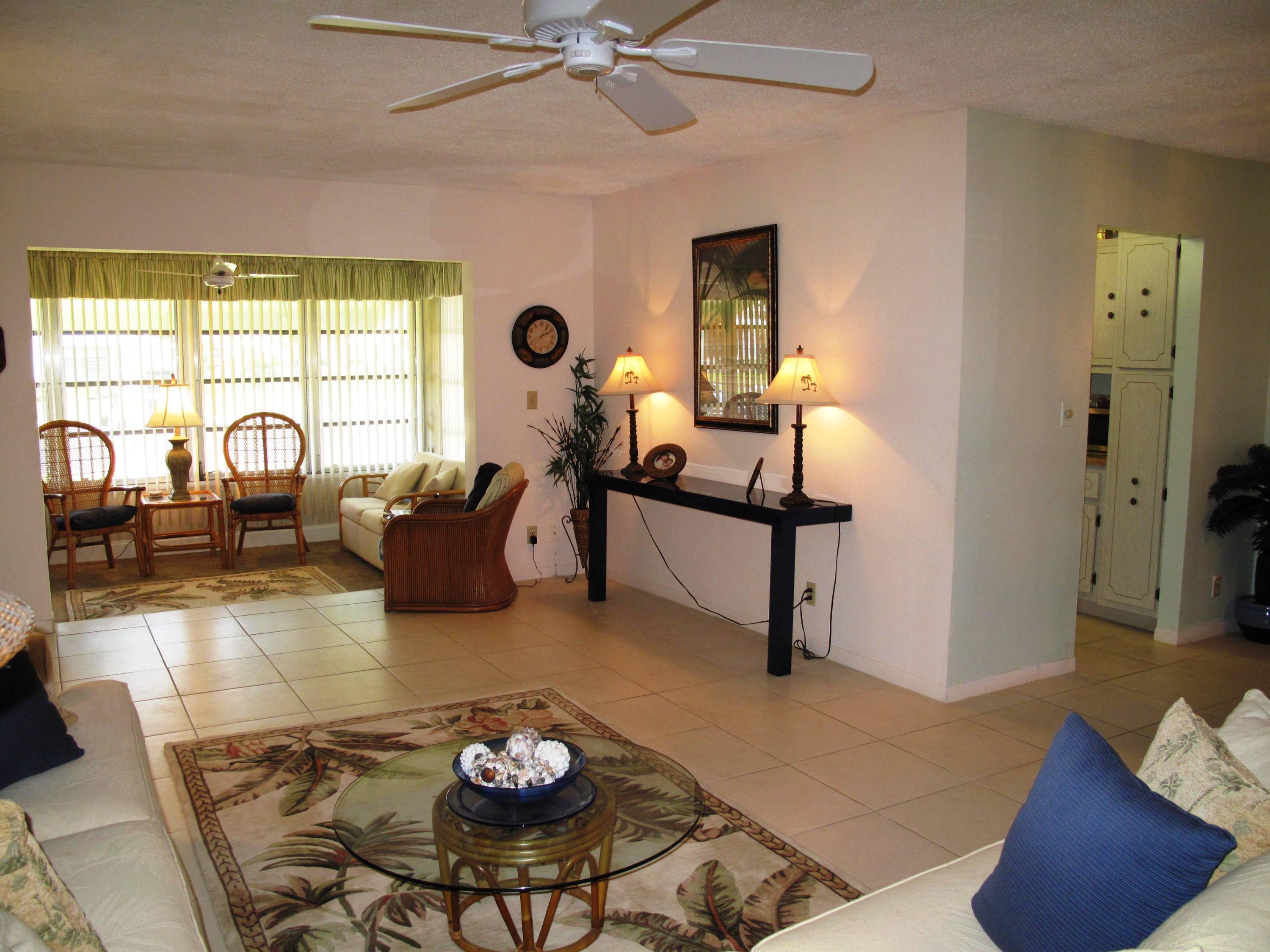 1317 High Point Way Southeast, Unit C Delray Beach, FL 33445 - Photo 11 of 40 Living and Florida room view (2)