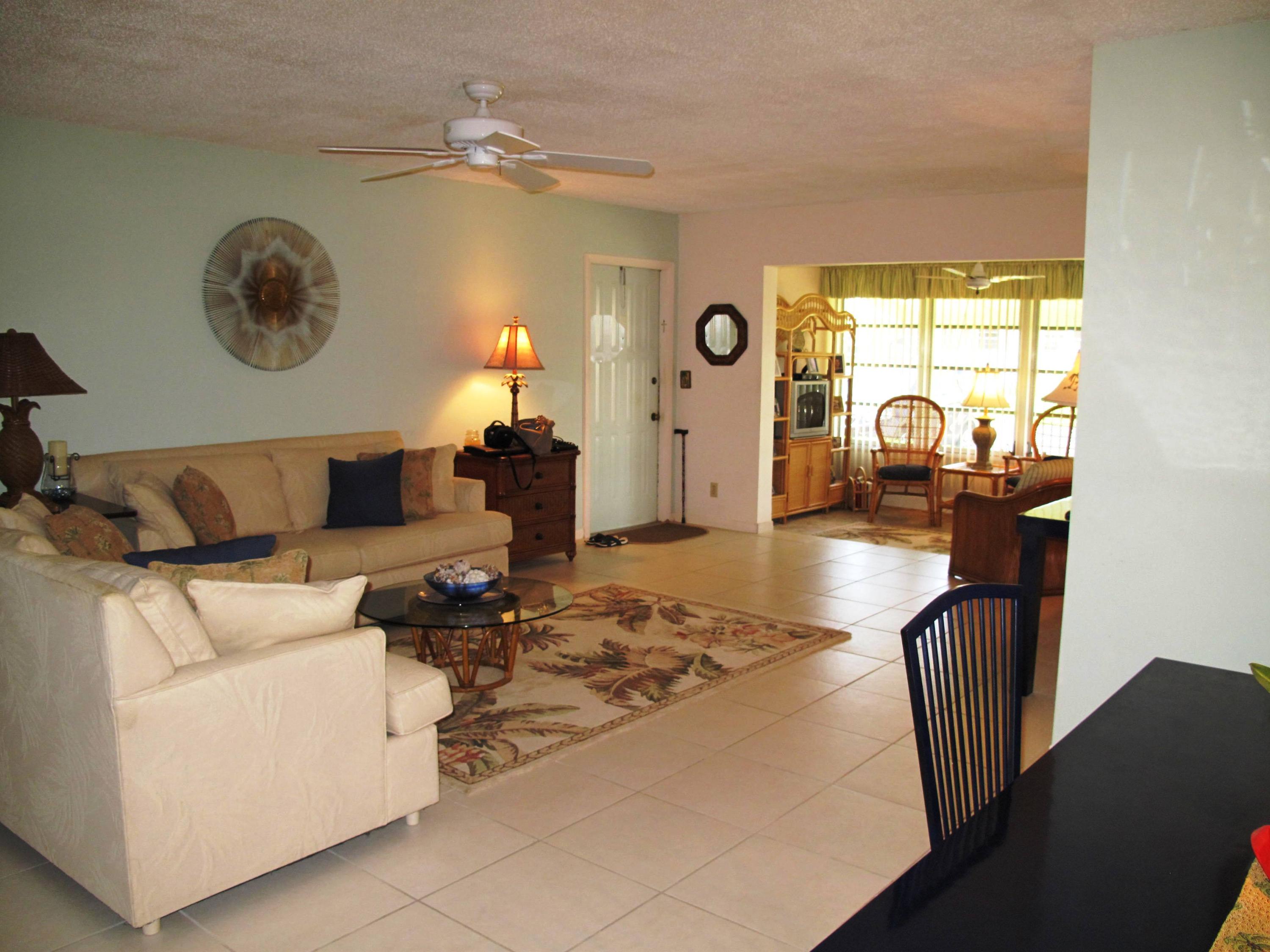 1317 High Point Way Southeast, Unit C Delray Beach, FL 33445 - Photo 9 of 40 Living and Florida room view