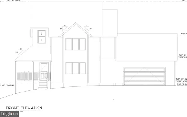 a view of a building with traffic signal lights