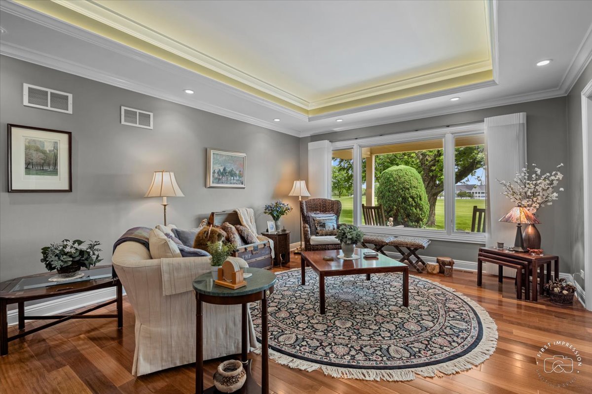 840 West Bauer Road Naperville, IL 60563 - Photo 14 of 37 a living room with furniture and a large window