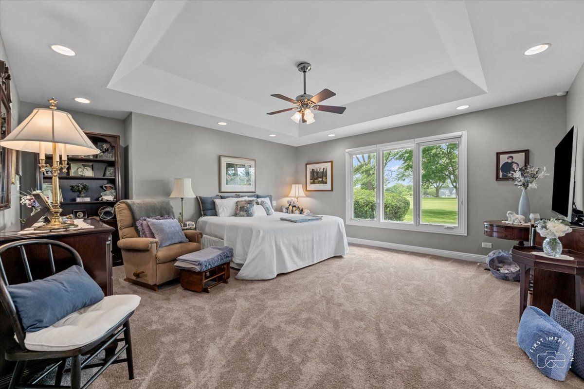 840 West Bauer Road Naperville, IL 60563 - Photo 27 of 37 a bed room with furniture and a large window