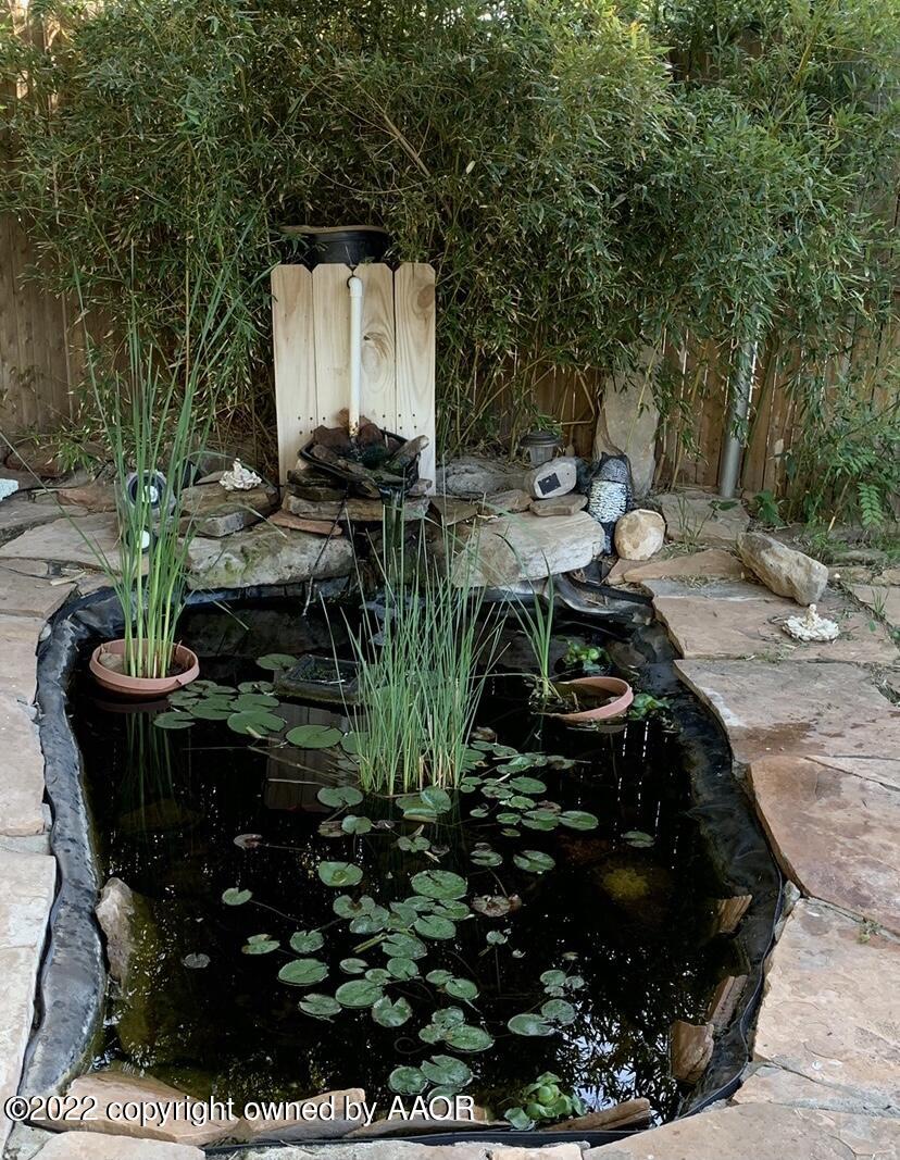 8104 Marni Trail Amarillo, TX 79110 - Photo 26 of 35 Backyard Pond View 2