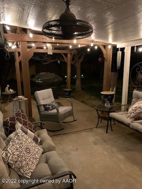 8104 Marni Trail Amarillo, TX 79110 - Photo 32 of 35 Night Patio