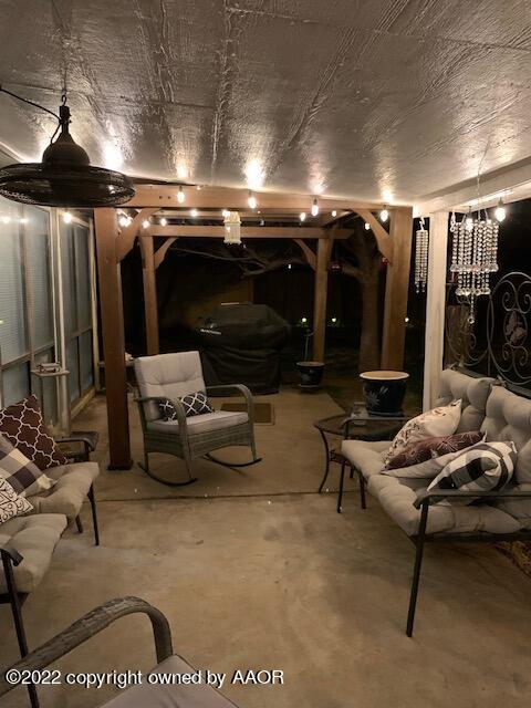 8104 Marni Trail Amarillo, TX 79110 - Photo 33 of 35 Night Patio View 2