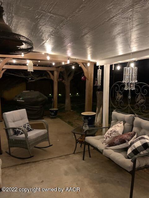 8104 Marni Trail Amarillo, TX 79110 - Photo 34 of 35 Night Patio View 3