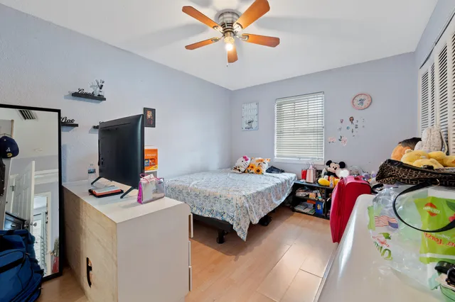 a view of a city with tall buildings