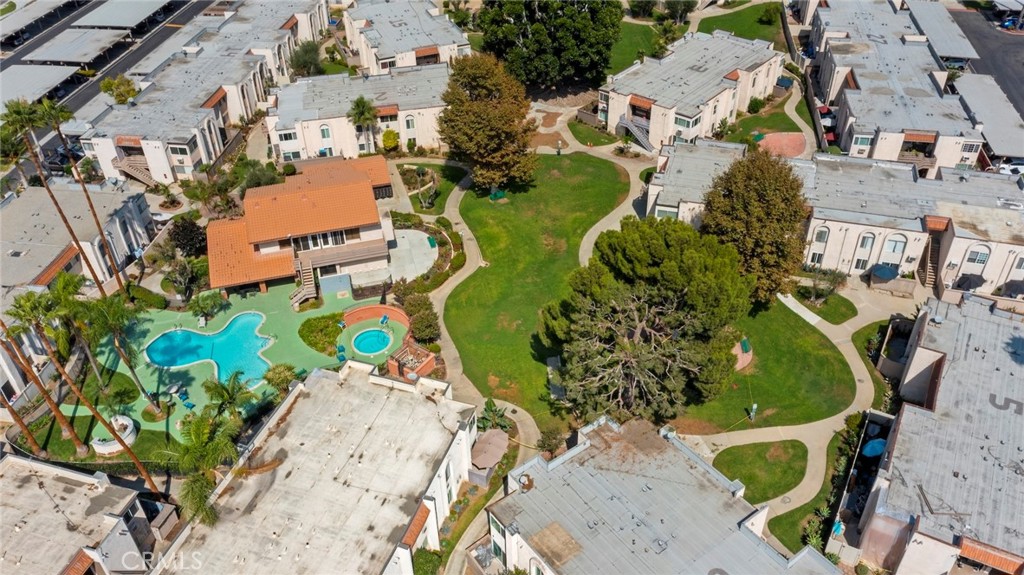 212 South Kraemer Boulevard, Unit 709 Placentia, CA 92870 - Photo 3 of 32 an aerial view of a swimming pool
