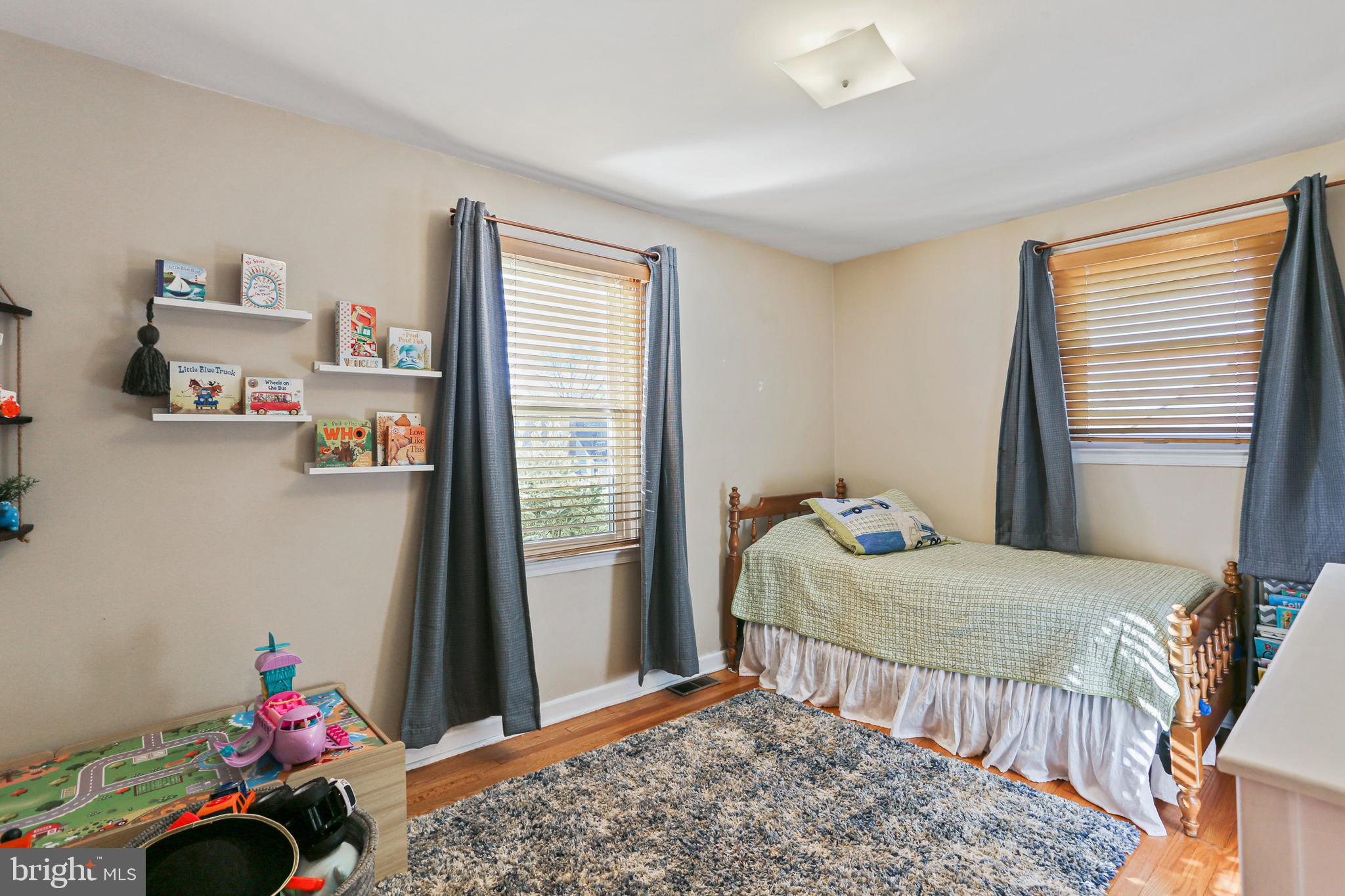 5509 Heatherwood Road Halethorpe, MD 21227 - Photo 11 of 34 Bedroom 2 on Main Level with Hardwood Flooring