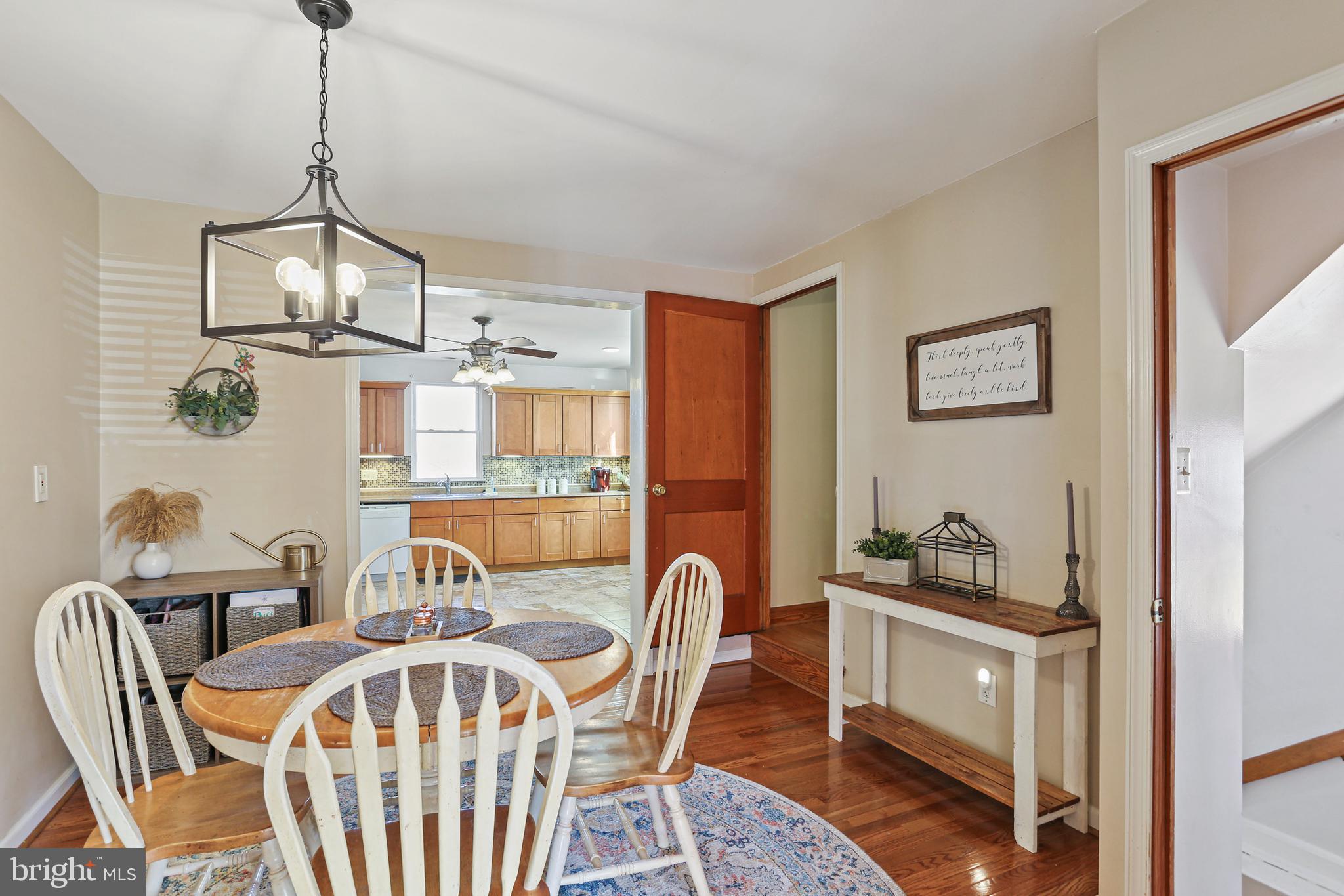 5509 Heatherwood Road Halethorpe, MD 21227 - Photo 6 of 34 Dining Room w/Hardwood Flooring