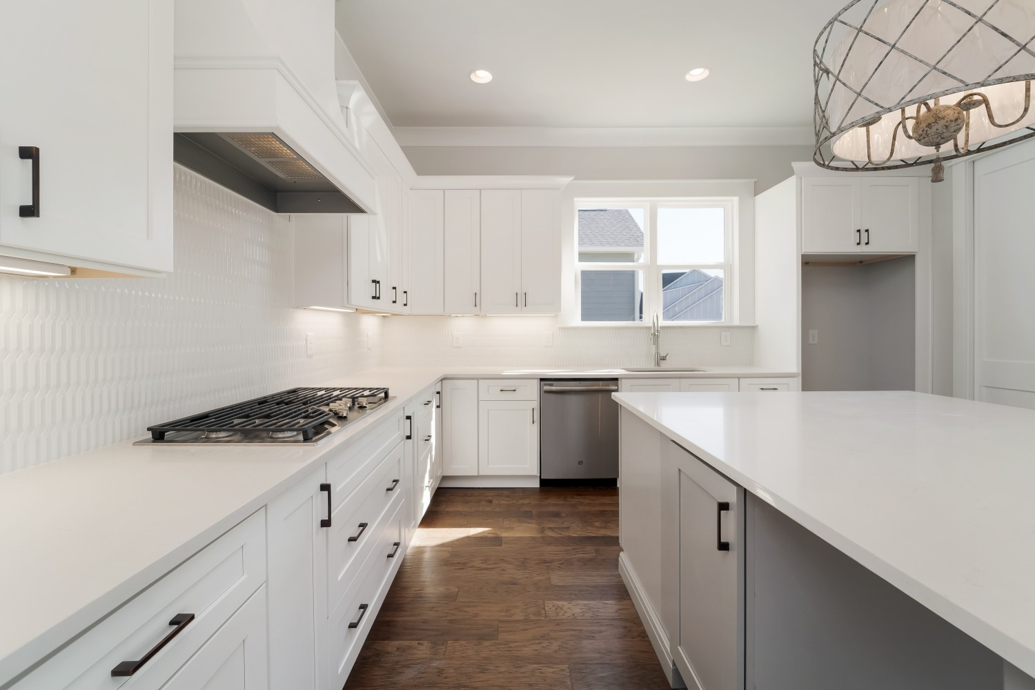 997 Spruce Ridge Lane Spring Hill, TN 37174 - Photo 14 of 30 a kitchen with granite countertop a sink stove and cabinets