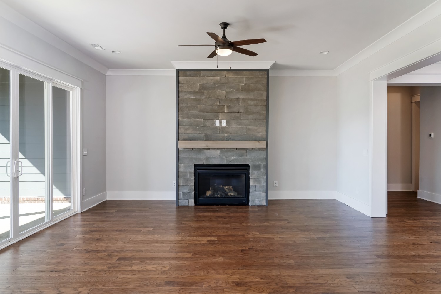 997 Spruce Ridge Lane Spring Hill, TN 37174 - Photo 9 of 30 a living room with furniture and a fireplace
