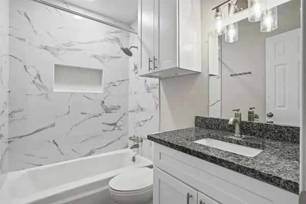 a view of a room with shelf