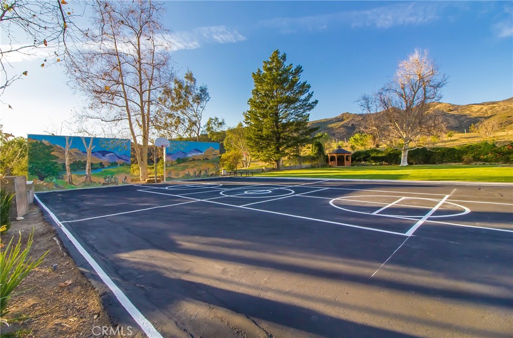 14941 Wildcat Canyon Road Silverado, CA 92676 - Photo 13 of 18 a view of tennis court