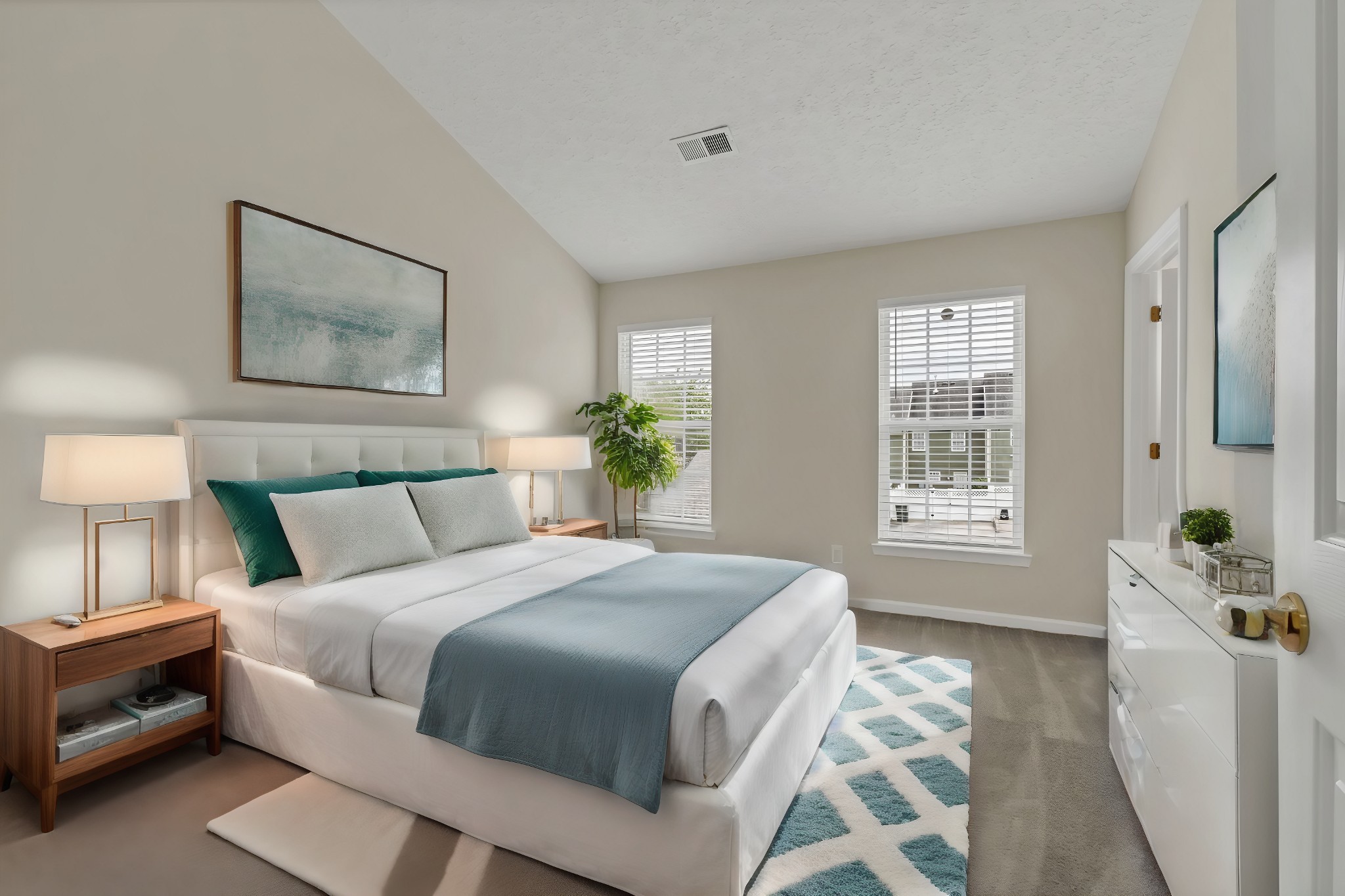 7714 Porter House Drive Nashville, TN 37211 - Photo 18 of 39 a spacious bedroom with a bed and a window