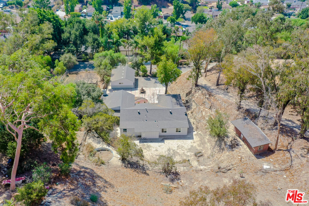 7865 Denivelle Road Sunland, CA 91040 - Photo 49 of 54 an aerial view of a house with a yard