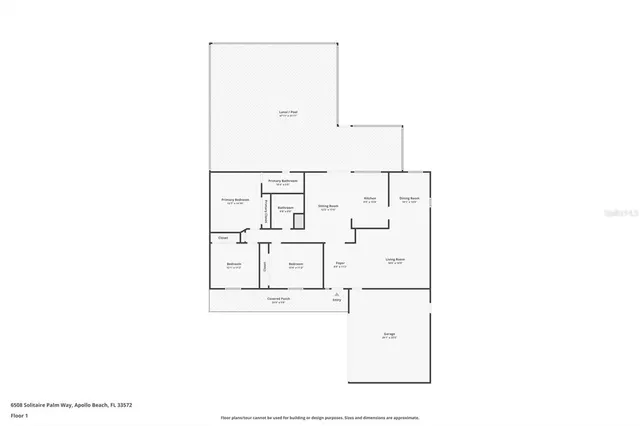 $630,000 | 6508 Solitaire Palm Way, Apollo Beach, FL 33572