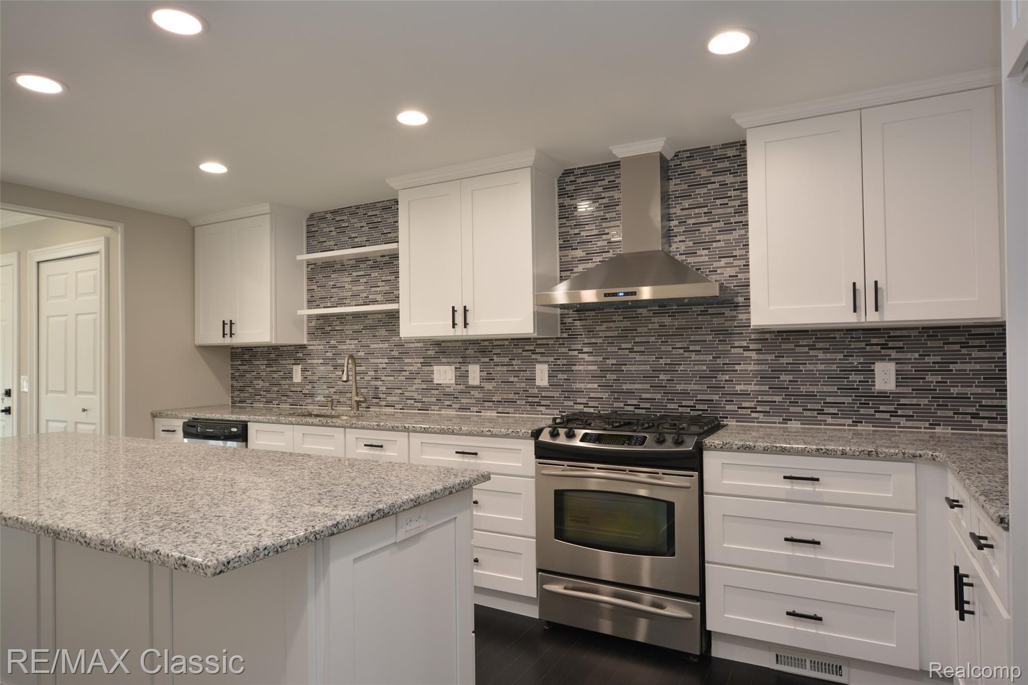 321 Leon Road Walled Lake, MI 48390 - Photo 17 of 53 Kitchen w/SS Appliances & Recessed Lighting