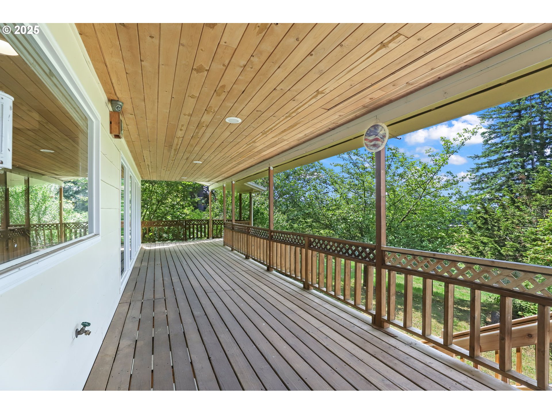 17501 Southeast Fosberg Road Boring, OR 97009 - Photo 30 of 48 a view of balcony with wooden floor