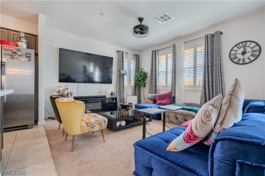 1239 Raritan Place Henderson, NV 89002 - Photo 3 of 26 Living area featuring light tile patterned floors