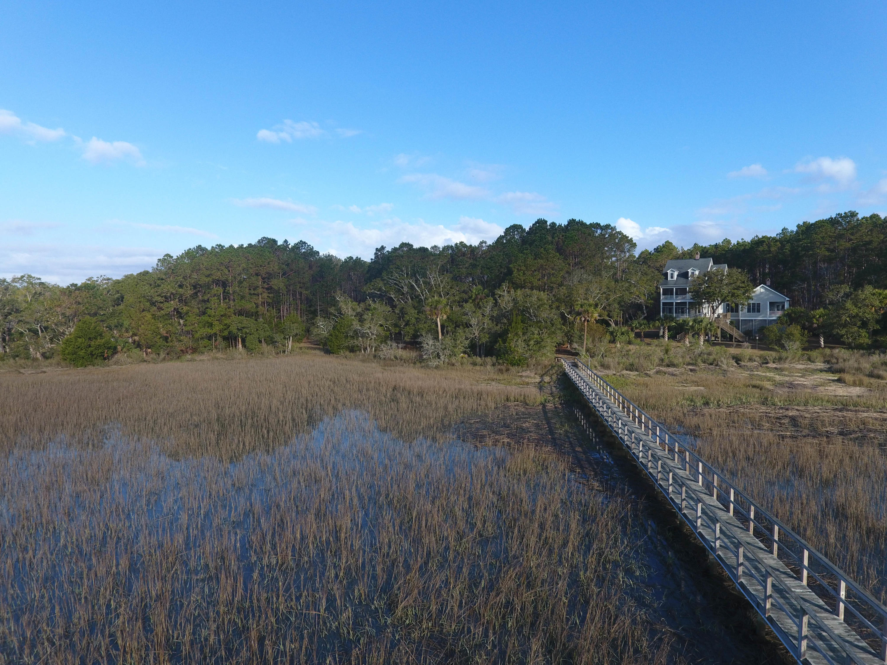 9621 2 Pines Road McClellanville, SC 29458 - Photo 7 of 29 Dock-toward-house2