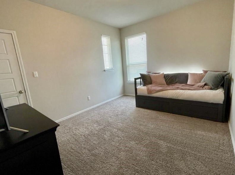 1036 Chad Loop Round Rock, TX 78665 - Photo 12 of 22 a living room with a bed furniture and a window