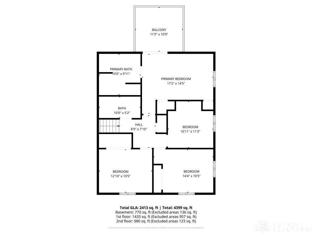 728 Chipplegate Drive Centerville, OH 45459 - Photo 28 of 30 Explore the expansive layout, including a primary suite, multiple bedrooms, and a private balcony.