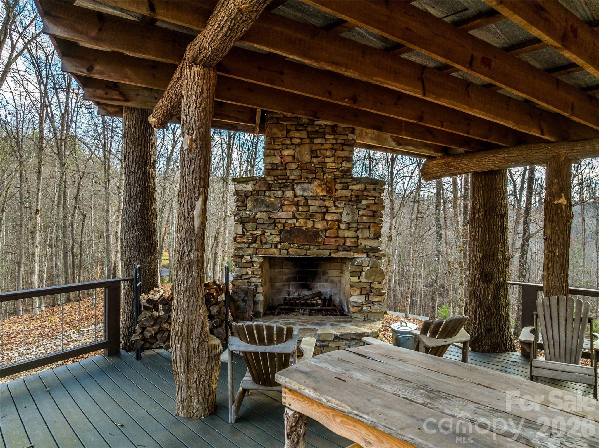 75 Wild Turkey Loop, Unit 31 Marshall, NC 28753 - Photo 34 of 38 a view of a livingroom with furniture and a fireplace