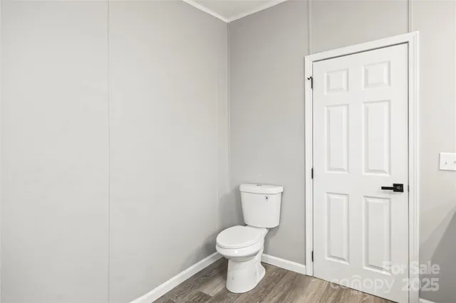 a bathroom with a toilet
