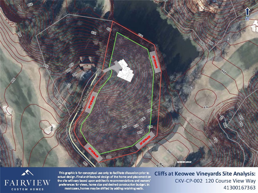 120 Course View Way Sunset, SC 29685 - Photo 2 of 12 Explore the expansive potential of this generously sized lot, perfect for your future residence.