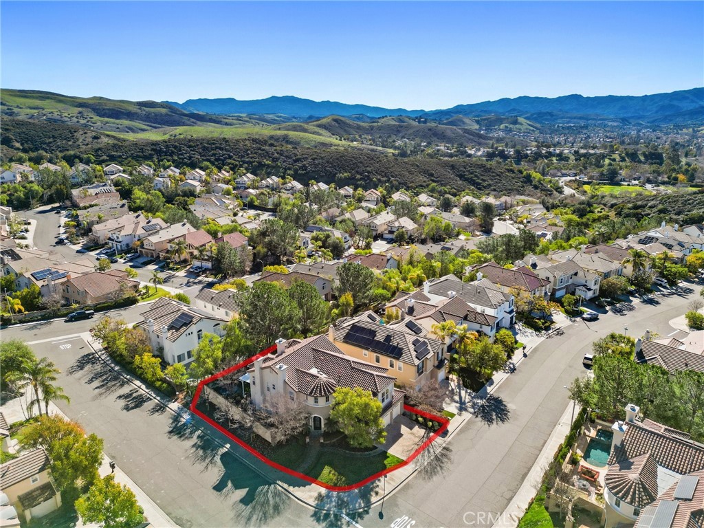 996 Blackbourne Point Oak Park, CA 91377 - Photo 68 of 75 an aerial view of residential house with an outdoor space