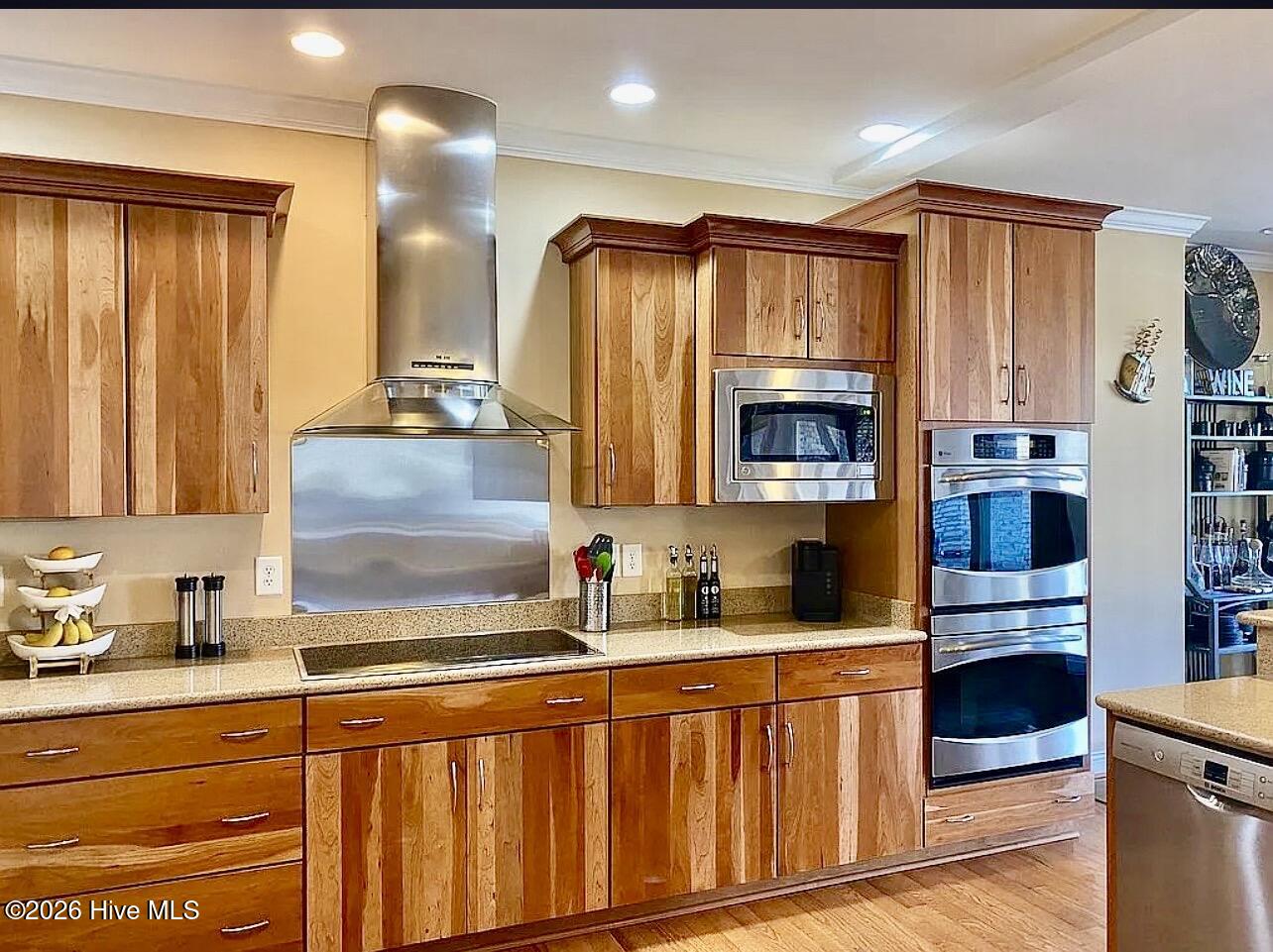100 Lookout Ridge Cedar Point, NC 28584 - Photo 19 of 40 Cooktop, Vent Hood, Microwave