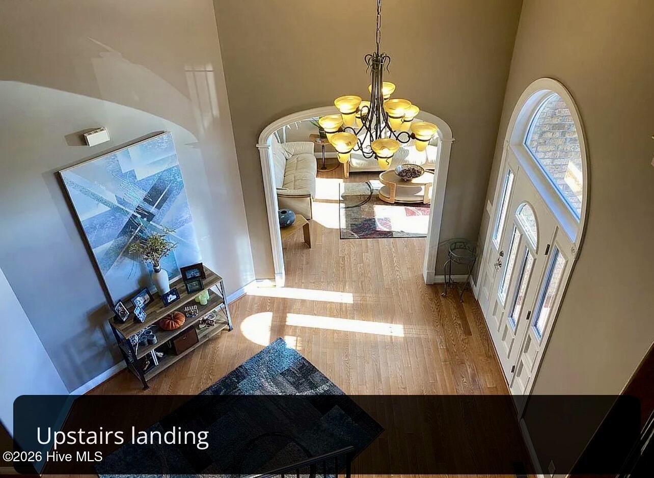 100 Lookout Ridge Cedar Point, NC 28584 - Photo 31 of 40 View from upstairs looking at foyer