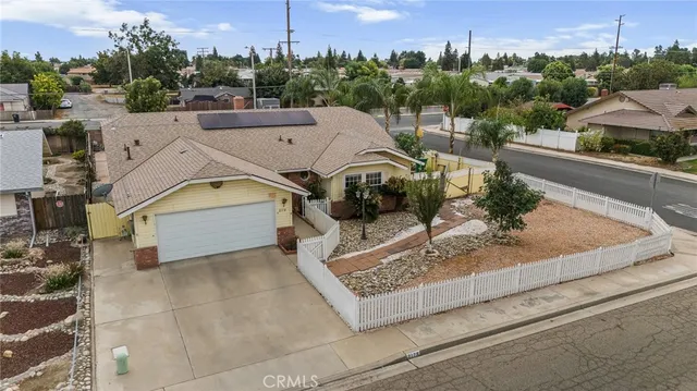 a view of a street with a houses