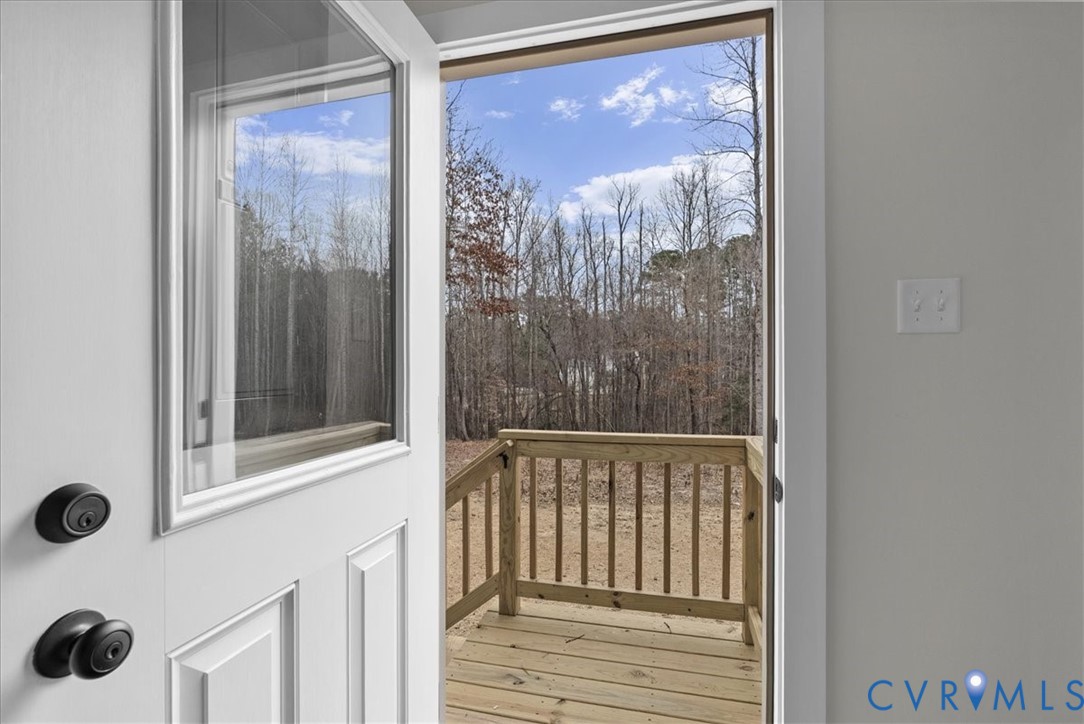 431 Raleigh Avenue South Hill, VA 23970 - Photo 15 of 27 a view of a balcony with a door