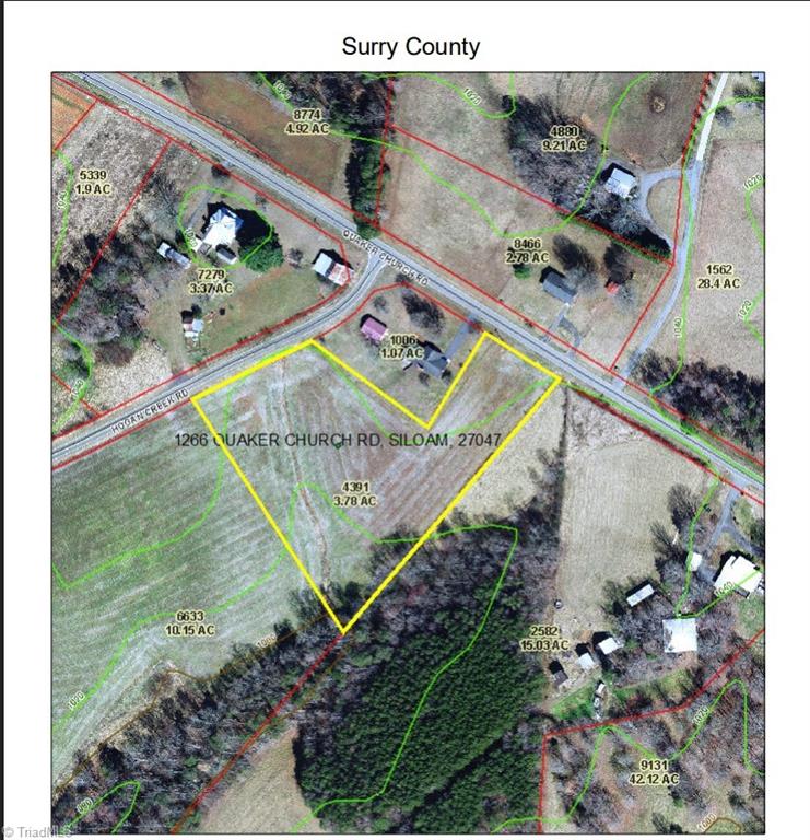 1266 Quaker Church Road Siloam, NC 27047 - Photo 29 of 29 Aerial view - so new the home doesn't show on the current site.