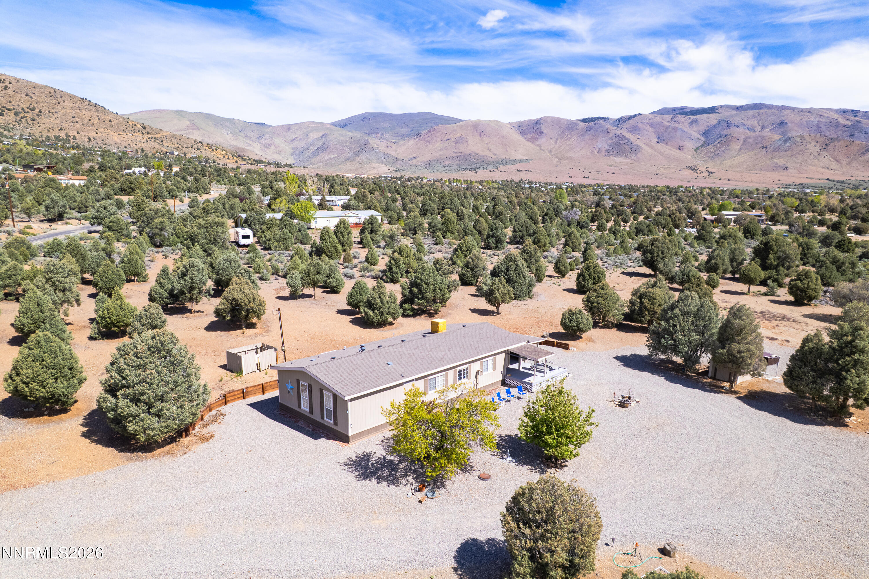 1355 Sandstone Drive Topaz Ranch Estates, NV 89444 - Photo 35 of 57 a view of a city with mountains in the background