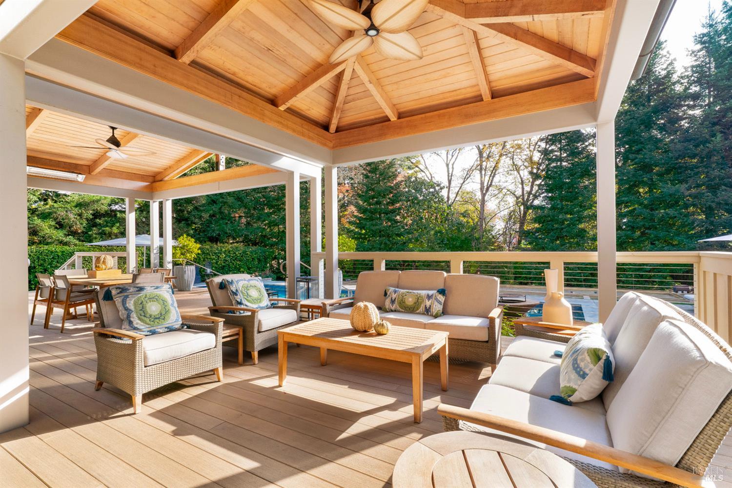 1711 Spring Street St. Helena, CA 94574 - Photo 17 of 38 a outdoor space with patio the couches and chairs